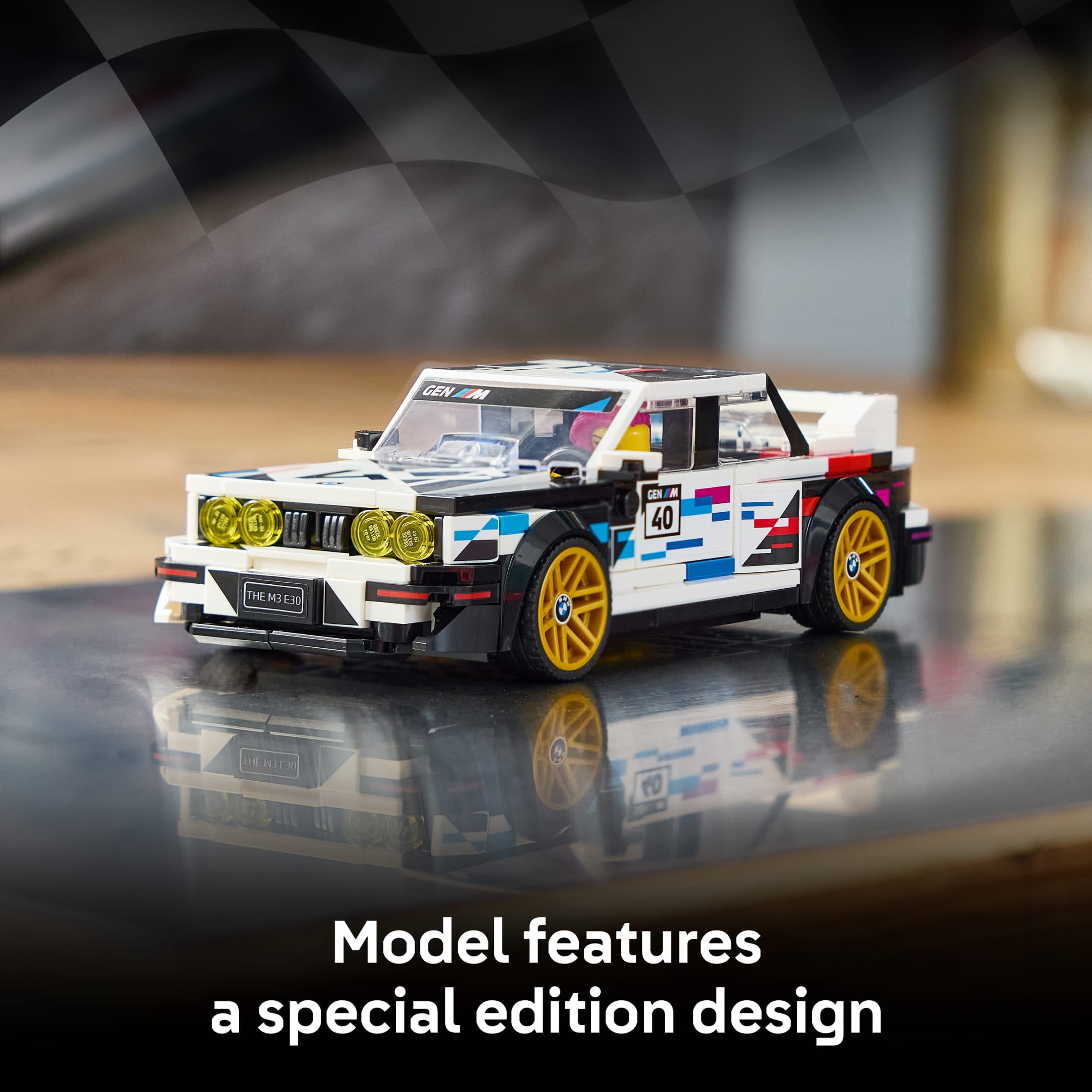 LEGO Speed Champions BMW M3 (E30) - Building Toy for Boys & Girls, Ages 9+ - Toy Car for Kids with Detailed Features - Gift for Birthdays - 77263