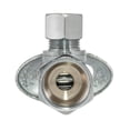 thumbnail image 5 of Eastman 10733LF Quarter-Turn Angle Stop Valve, 1/2 inch FIP x 3/8 inch OD Comp, Chrome, 5 of 7