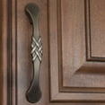 thumbnail image 2 of GlideRite 3 in. Center Classic Braided Cabinet Hardware Pull Handles, Satin Pewter, Pack of 5, 2 of 5