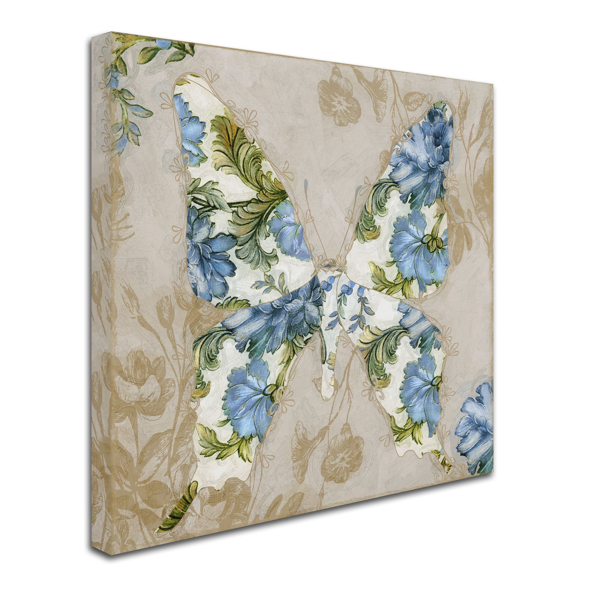 Trademark Fine Art "Winged Tapestry I" Canvas Art by Color Bakery