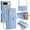 Blue, variant on Allytechgroup for Google Pixel 10 Pro XL Wallet Case, Large Space Cards Slots Zipper Pocket Shoulder Strap Stand Shockproof Wallet Phone Case Full Body Cover for Google Pixel 10 Pro XL, Orange