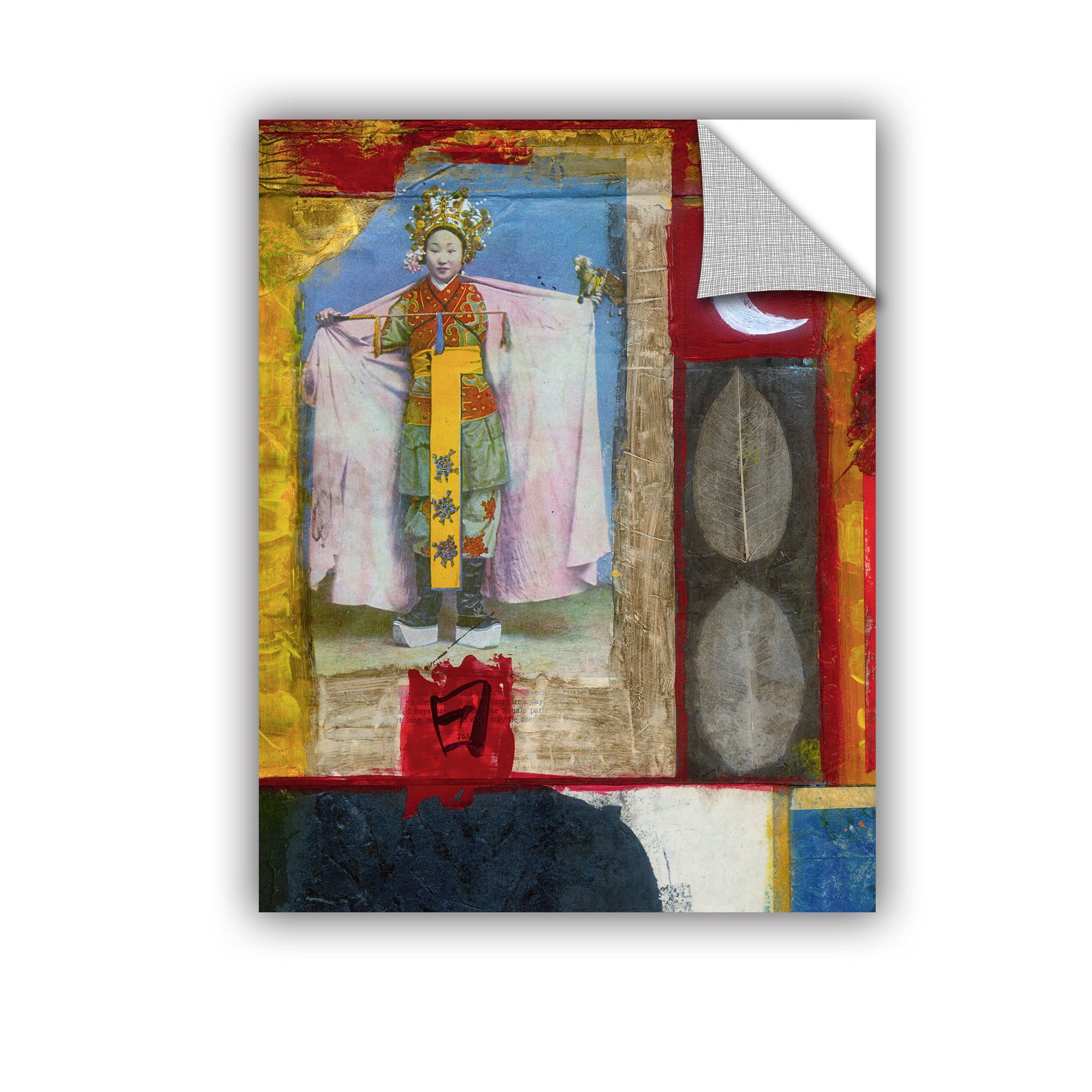 ArtWall Elena Ray "Chinese Moon Queen" Art Appeals Removable Wall Art