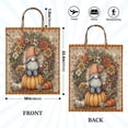 thumbnail image 2 of 2-Pack Waterproof Travel Laundry Bag Lightweight Polyester Duffle with Top Handle for Beach/Camping/School Pumpkin Old Elf, 2 of 7