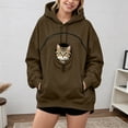 thumbnail image 2 of Ruiwill Unisex Cat Dog Pouch Hoodies Carrying Pocket Men Women Pet Pouch Hoodies,Size S-Xxxl, 2 of 9