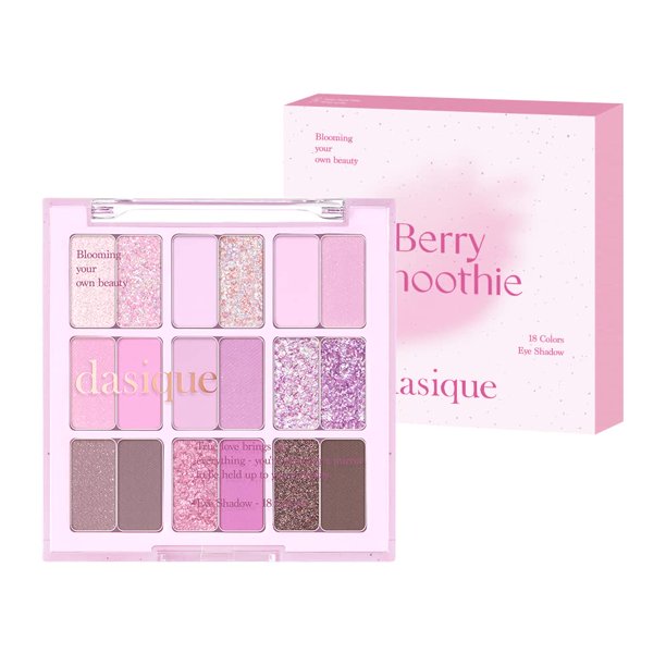 Shadow Palette Dasique Berry Smoothie #18, vegano y libre de crueldad animal