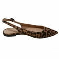 thumbnail image 2 of Gianvito Rossi Ballerines en Fausse Fourrure pour Femmes Anna Flat Raso à Imprimé Tacheté, Hauteur Cheville - 6,5 m, 2 of 3