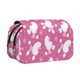 thumbnail image 1 of Disketp Cute Poodle Dog Estuche de Lápices de Doble Capa con Tapa Abatible y Cremallera, Organizador Escolar para Adolescentes y Adultos, 1 of 7