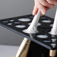 thumbnail image 2 of Organizador de mostrador que ahorra espacio, con 28 orificios para secar brochas de maquillaje, 2 of 6