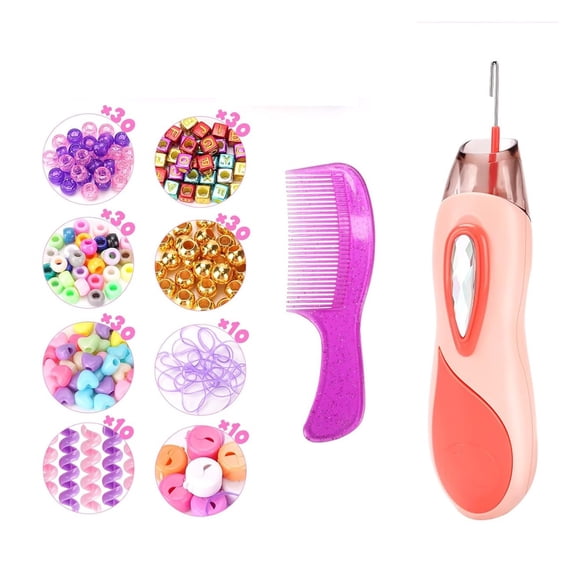 Girls Hair Braiding Set Diy Toy For Big Kids 7-12 Years Old Birthday Gifts Fun Hair Beads Braid Making Kit With Tools