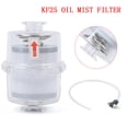 thumbnail image 2 of New Oil Mist Filter for Vacuum Pump Fume Separator Exhaust Filter KF25 Interface, 2 of 11