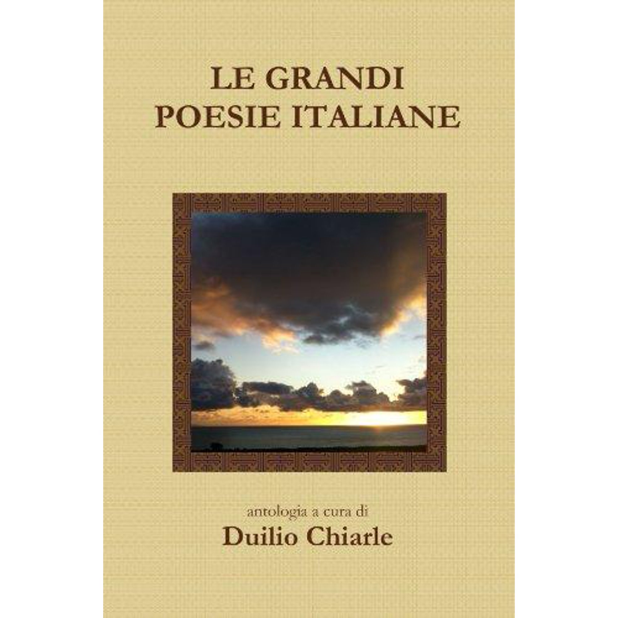 Le Grandi Poesie Italiane Italian Edition Walmart Canada