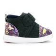 thumbnail image 3 of ikiki Butterfly Daydream Squeakerless Toddler Shoes | Purple/Denim, 3 of 9