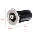 thumbnail image 4 of Sonducket Hot Bike Grip Handle Bar End Cap Aleación de aluminio Manillar Grips Tapones Tapas para manillar de bicicleta Accesorio Ciclismo Plata, 4 of 5