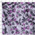 thumbnail image 4 of Soimoi Pure Silk Purple Fabric By the Yard - 42 Inch Wide - Leaves Print Fabric - Nature - Inspired Elegance for Apparel and Decor Printed Fabric, 4 of 6