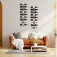 thumbnail image 3 of Sorbus Wall Mounted Wine Rack for 9 Wine Bottles - Wood Wine Rack Wall Mounted for Wine Bottles, Liquor, Champagne - Decorative Wood Wine Racks for Home Bar, Kitchen, Dining Room Wall Wine Bottle, 3 of 7
