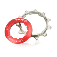 thumbnail image 2 of 2X Réveil Vélo Cassette Cog Vélo de Route 8 9 10 11 12 Vitesses 11T Pcs Roue Libre Pignon Cogs Pièces de Vélo, 2 of 5