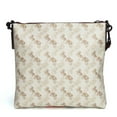 thumbnail image 3 of Pre-Owned Coach Shoulder Bag 89608 Horse and Carriage Leather White Brown Women's... (Good), 3 of 11