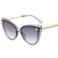 thumbnail image 3 of Unisex Square Classic Cat Eye Sunglasses Cateye Sunglasses Y1092, 3 of 4