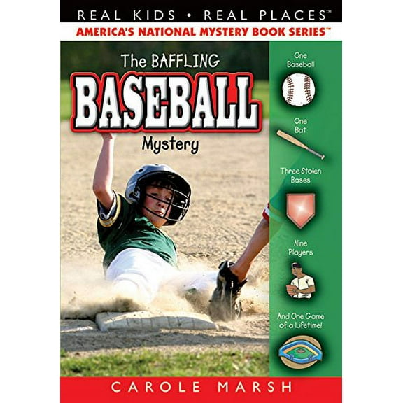 The Baffling Baseball Mystery  46   Real Kids Real Places   Paperback  Carole Marsh