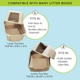 thumbnail image 2 of Kitty Sift Eco-Friendly Disposable Litter Box Jumbo for Cats (Pack of 6), 2 of 11