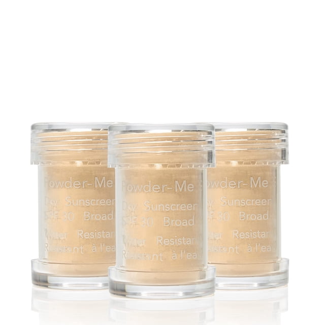 Recambio de protector solar seco Powder-Me SPF 30 para Jane Riredale Bronceado, 7,5 g