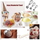 thumbnail image 4 of 3 Pack Ice Cream Scoops with trigger release,Stainless Metal Ice Cream, 4 of 5