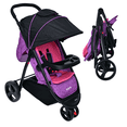 thumbnail image 1 of Carriola Para Bebé Aeiou Francia Reclinable Con 3 Llantas Morado, 1 of 7