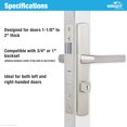 thumbnail image 4 of Palanca Serenade con llave de mortaja para puerta Wright Products, 4 of 6
