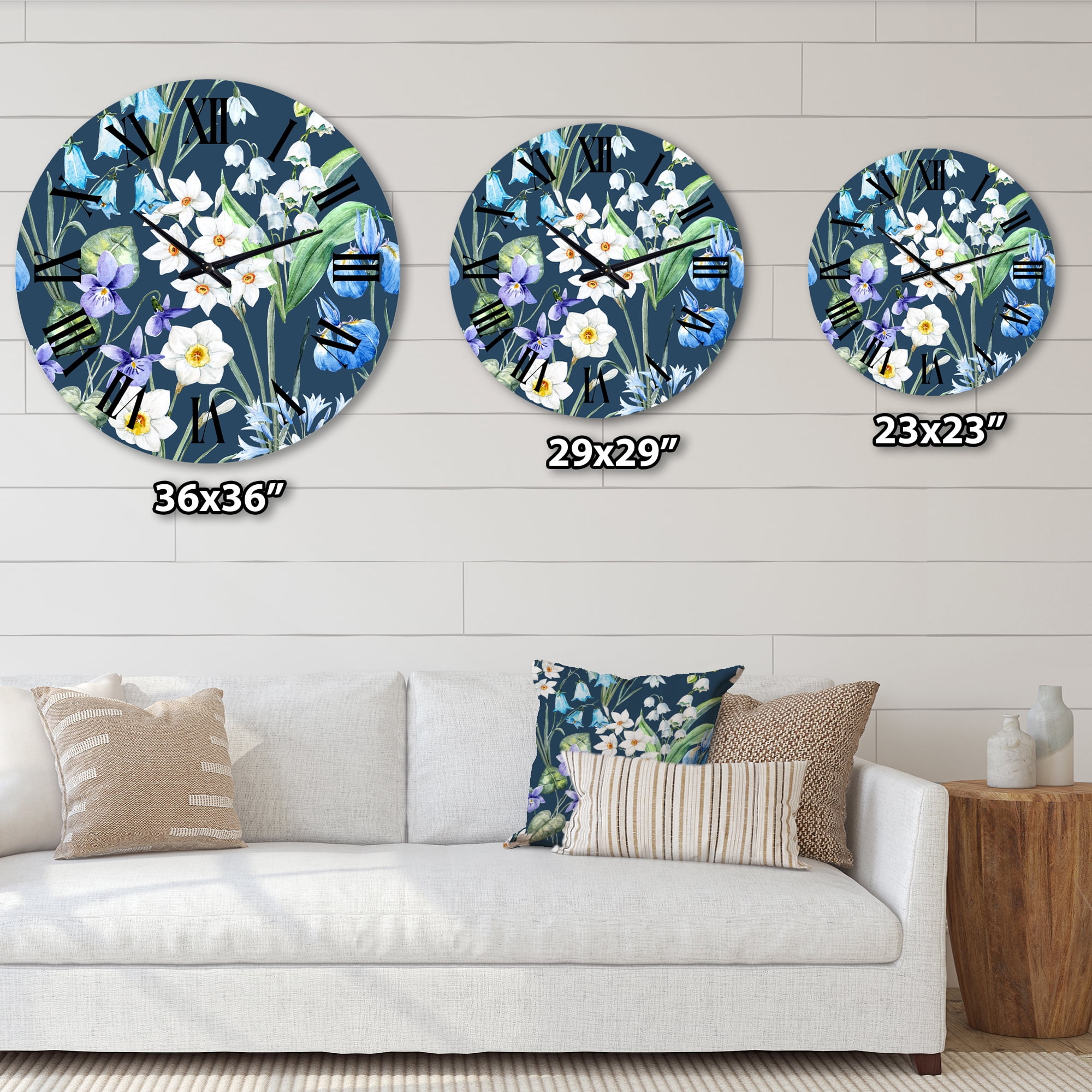 Designart 1 in Traditional Wall Clock