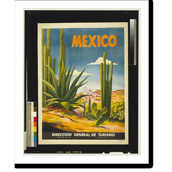 Historic Print, Mexico.Magallón ; S. Turanzas del Valle, Litho-tipografiia., 16" x 20"