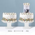 thumbnail image 2 of 2 In 1 Surprise Popping Cake Stand Kids Birthday Cake Holder With Pull-ring, 2 of 4