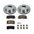 thumbnail image 3 of Power Stop Rear Stock Replacement Brake Pad and Rotor Kit KOE3119 Fits 2002 Mitsubishi Montero, 3 of 8