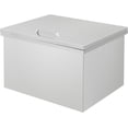 thumbnail image 2 of Drop in Ice Chest,Stainless Steel Ice Cooler,Commercial Ice Bin with Sliding Cover/Hinged Cover,Outdoor Kitchen Ice Bar,Drain-pipe and Drain Plug Included, for Cold Wine Beer, 2 of 8