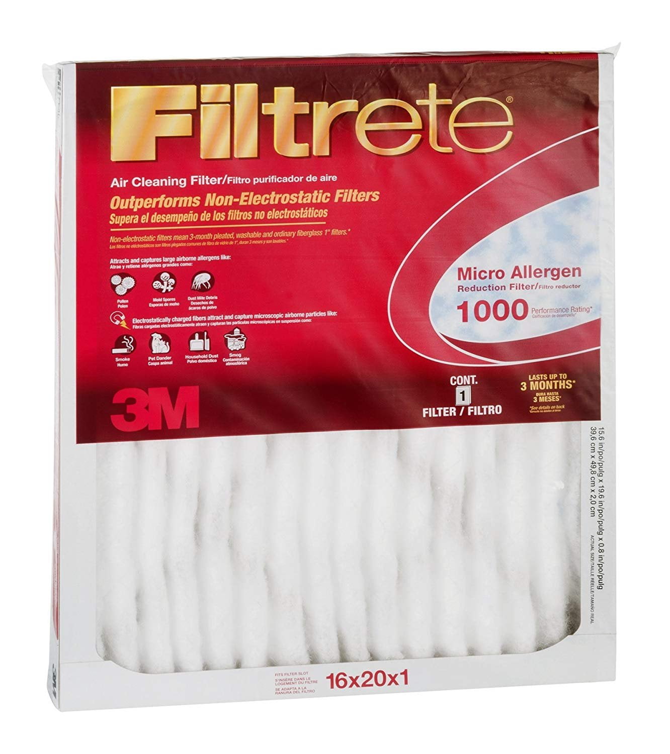 16x20x1 air filter home depot