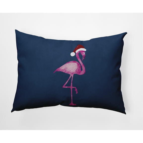 Simply Daisy 14" x 20" Snow Bird Outdoor Throw Pillow