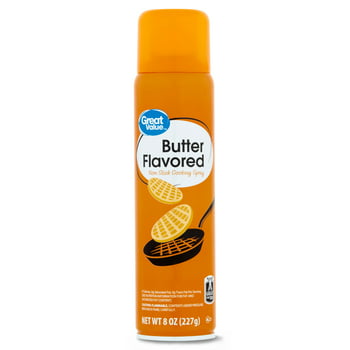 Great Value Butter Cooking Spray, 8 oz