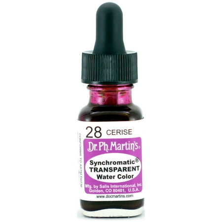 UPC: 0090385428506 | Dr. Ph. Martin s Synchromatic Transparent Water Color  0.5 oz  Cerise (28)