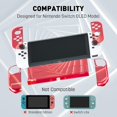 thumbnail image 4 of XIHAMA [Improved Version] Dockable Case for Nintendo Switch OLED 2021, Protective Case Cover for Switch OLED and Joy Con Controller - Strong and Durable, Not Easy to Fall Off, 4 of 7