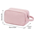 thumbnail image 4 of Travel Toiletry Bag Hanging Dopp Kit for Men, Makeup Bags for Women Traveling Shaving Bag for Toiletries Cosmetic Medicine Organizer, Pink, 4 of 7