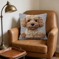 thumbnail image 4 of ddioayh Throw Pillow Cover Animal Print Soft Machine Washable 45x45cm for Sofa Chair Bedroom Home Decor Spring Easter Pet Theme Decorative Gift Idea, 4 of 6
