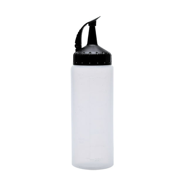 Dvkptbk Kitchen Bottle Kitchen Squeezes Type Leak-Proof Oil Pot Transparent Sauces Bottle with Scale Kitchen Essentials