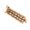 Gold, variant on Fashionable Retro Multistrand Beaded Fringe Brooch With Tigers Eye Stones