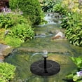 thumbnail image 3 of WHAMVOX Fontaine de Jardin Solaire Forme Ronde Design Flottant pour Usage Extérieur 1 Ensemble, 3 of 8