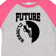 thumbnail image 4 of Inktastic Climbing Future Climber Boys or Girls Toddler T-Shirt, 4 of 5