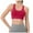 Wine, variant on Yammkia Sports Bra High Impact Sports Bra for Women Plus Size High Support Workout Bra with Cooling Mesh (Dark Blue,XL)
