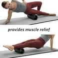 thumbnail image 4 of Microdry Fitness Foam Roller for Muscle Relief, Firm, 13" x 5.3", Blue, 4 of 9