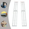 thumbnail image 3 of Miumaeov 2PCS 12"x89" Aluminum Loading Ramp Arched For Motorcycle ATV UTV Truck Lawnmower 3000LBS, 3 of 16