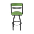 thumbnail image 5 of 860 Hunter 30" Swivel Bar Stool with Pewter Finish and Graph Parrot Seat and Back, 5 of 5