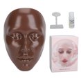 thumbnail image 2 of Makeup Practice Face Board ,Reusable Makeup Mannequin Face Eyeshadow Mannequin,5D Silicone Mannequin Face for Eyes Makeup Beginner with 20ml Makeup Remover Oil, 2 of 7