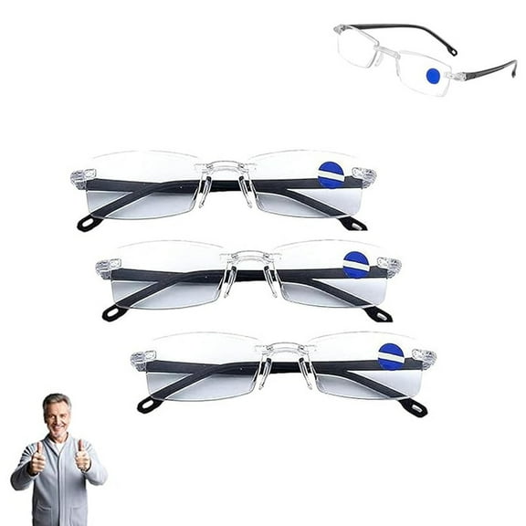 Kloiadka Auto Focus Glasses, Kloiadka Glasses, Automatic Zoom Adjustable Anti-Blue Glasses for Women Men